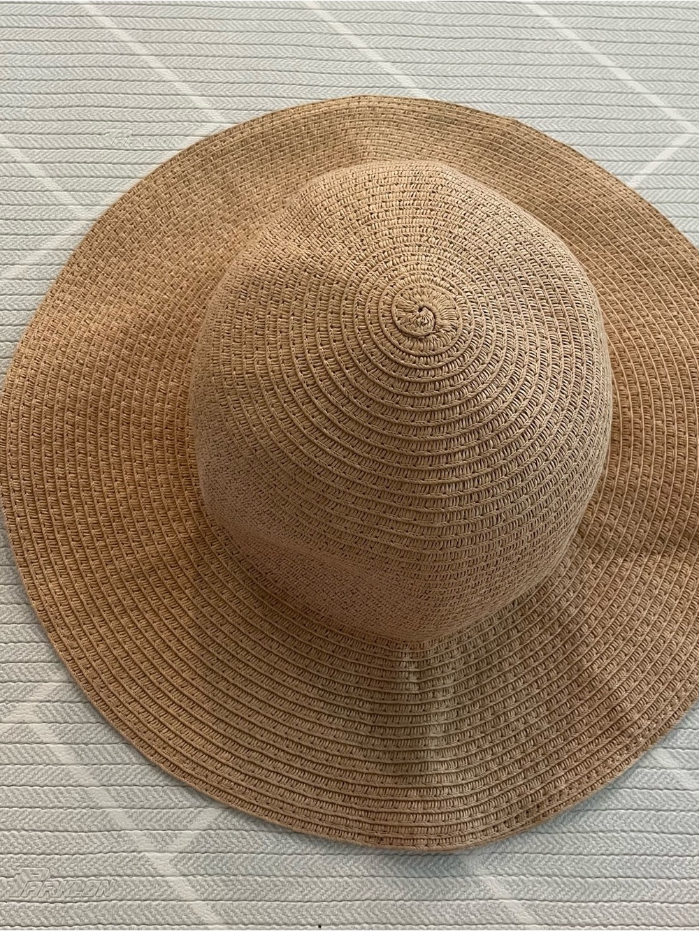 J.Crew Tan Straw Hat Women’s Size M/L - Picture 2 of 6